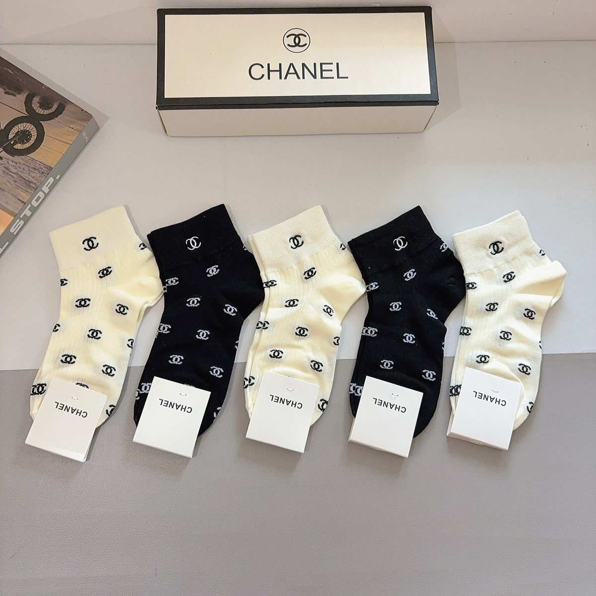 5-Pair Comfort Socks Set (1 BOX)-111