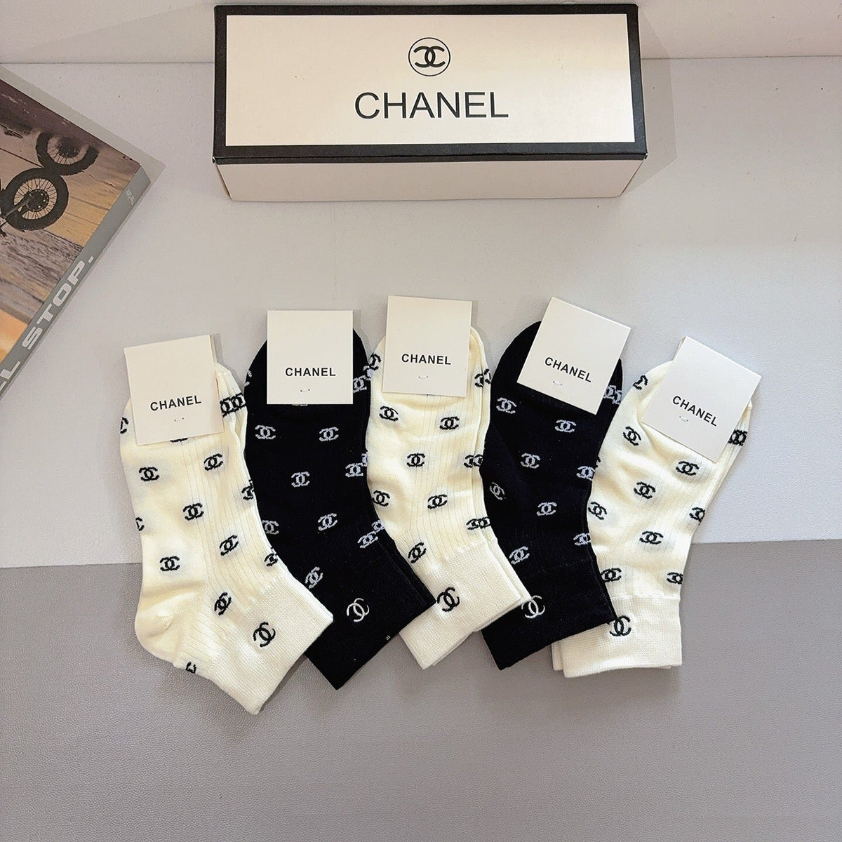 5-Pair Comfort Socks Set (1 BOX)-111
