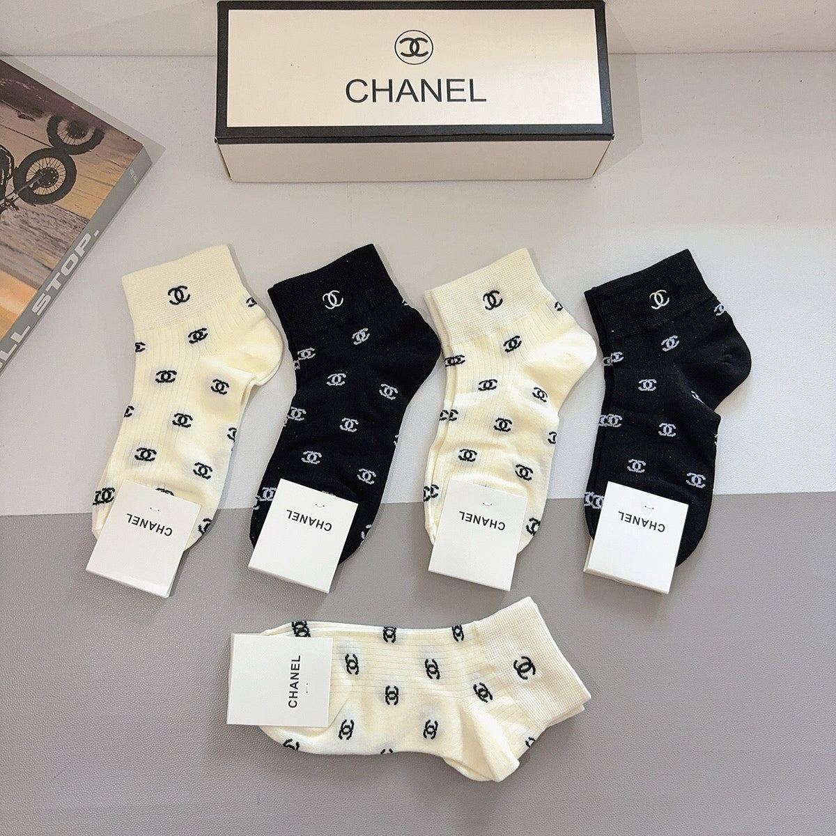 5-Pair Comfort Socks Set (1 BOX)-111
