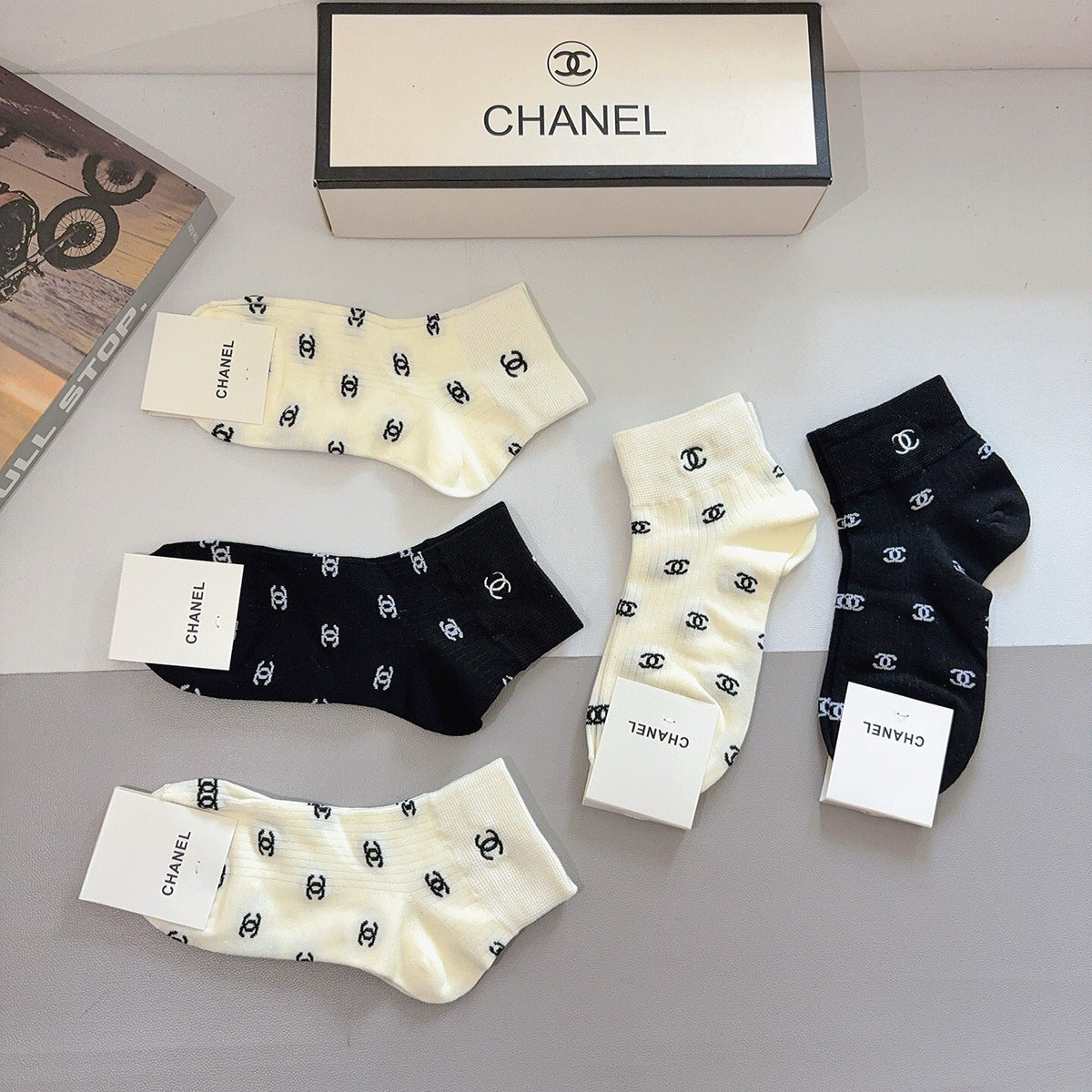 5-Pair Comfort Socks Set (1 BOX)-111