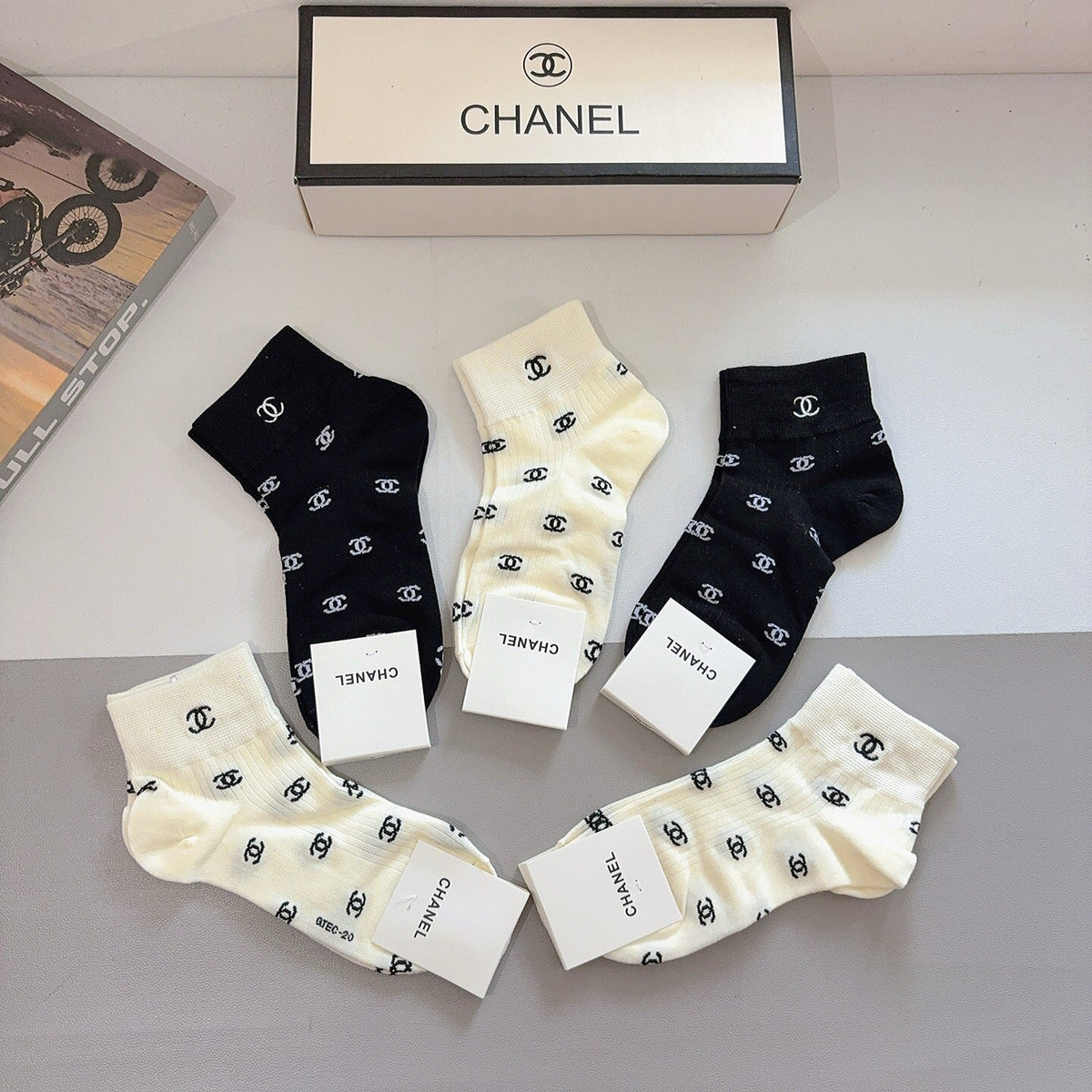 5-Pair Comfort Socks Set (1 BOX)-111