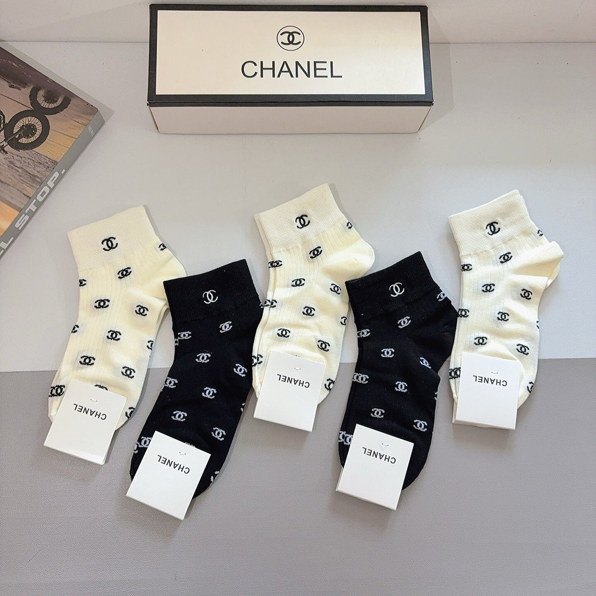 5-Pair Comfort Socks Set (1 BOX)-111