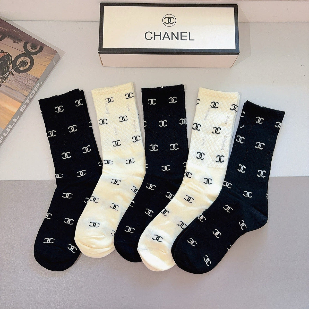 5-Pair Comfort Socks Set (1 BOX)-112