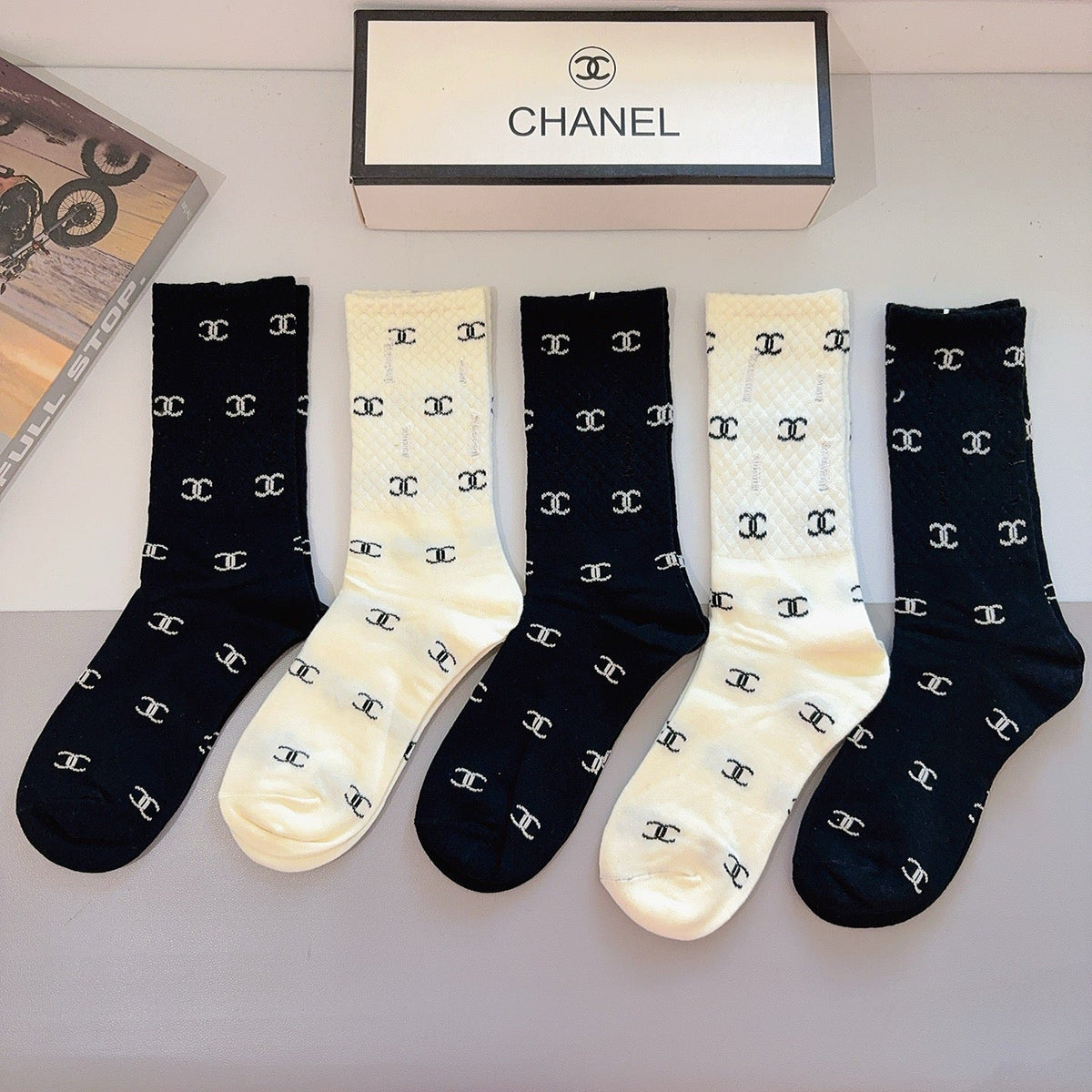 5-Pair Comfort Socks Set (1 BOX)-112