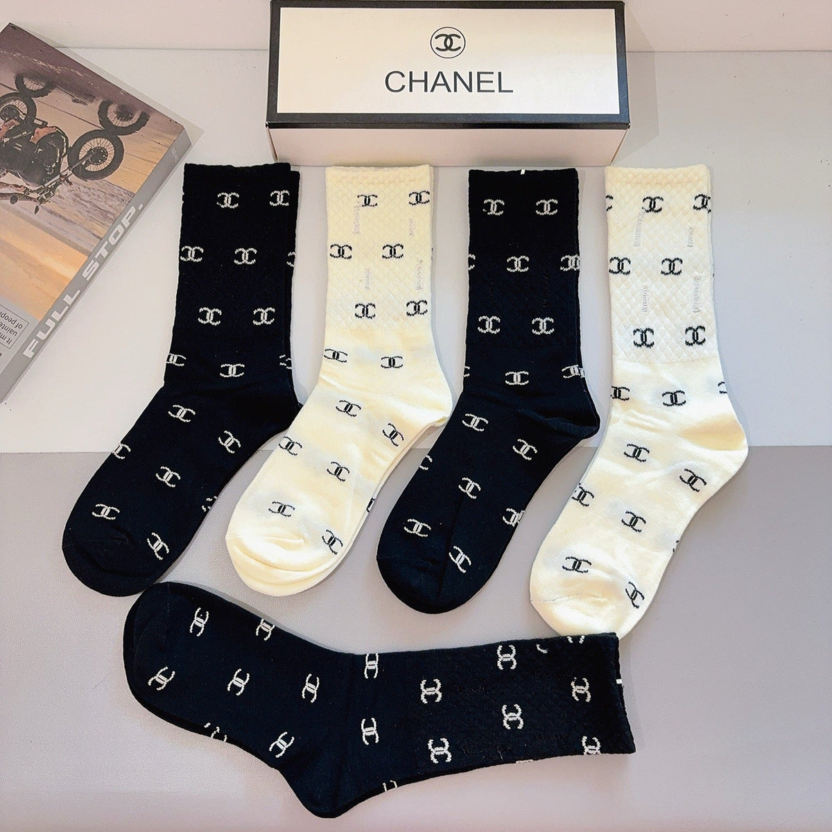 5-Pair Comfort Socks Set (1 BOX)-112