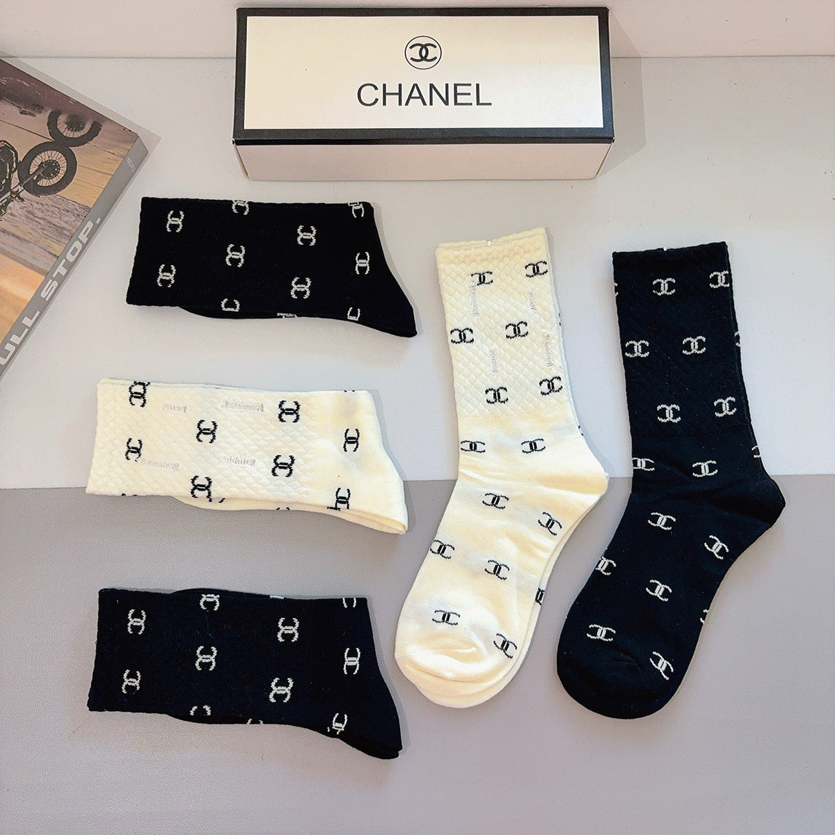 5-Pair Comfort Socks Set (1 BOX)-112