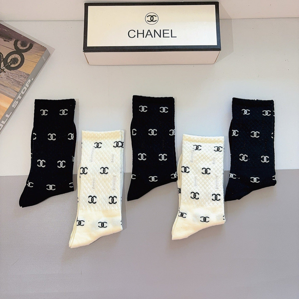 5-Pair Comfort Socks Set (1 BOX)-112
