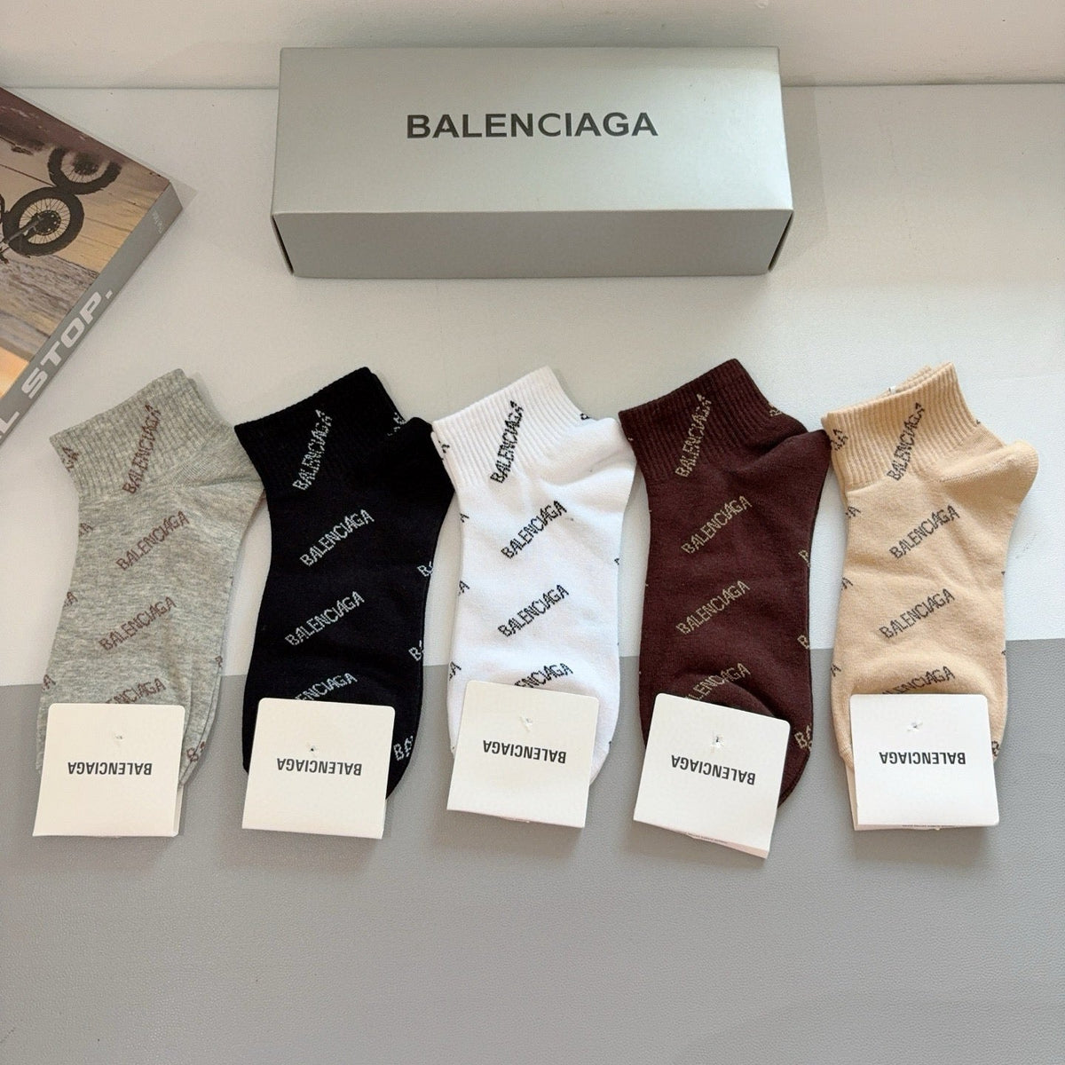 5-Pair Comfort Socks Set (1 BOX)-113