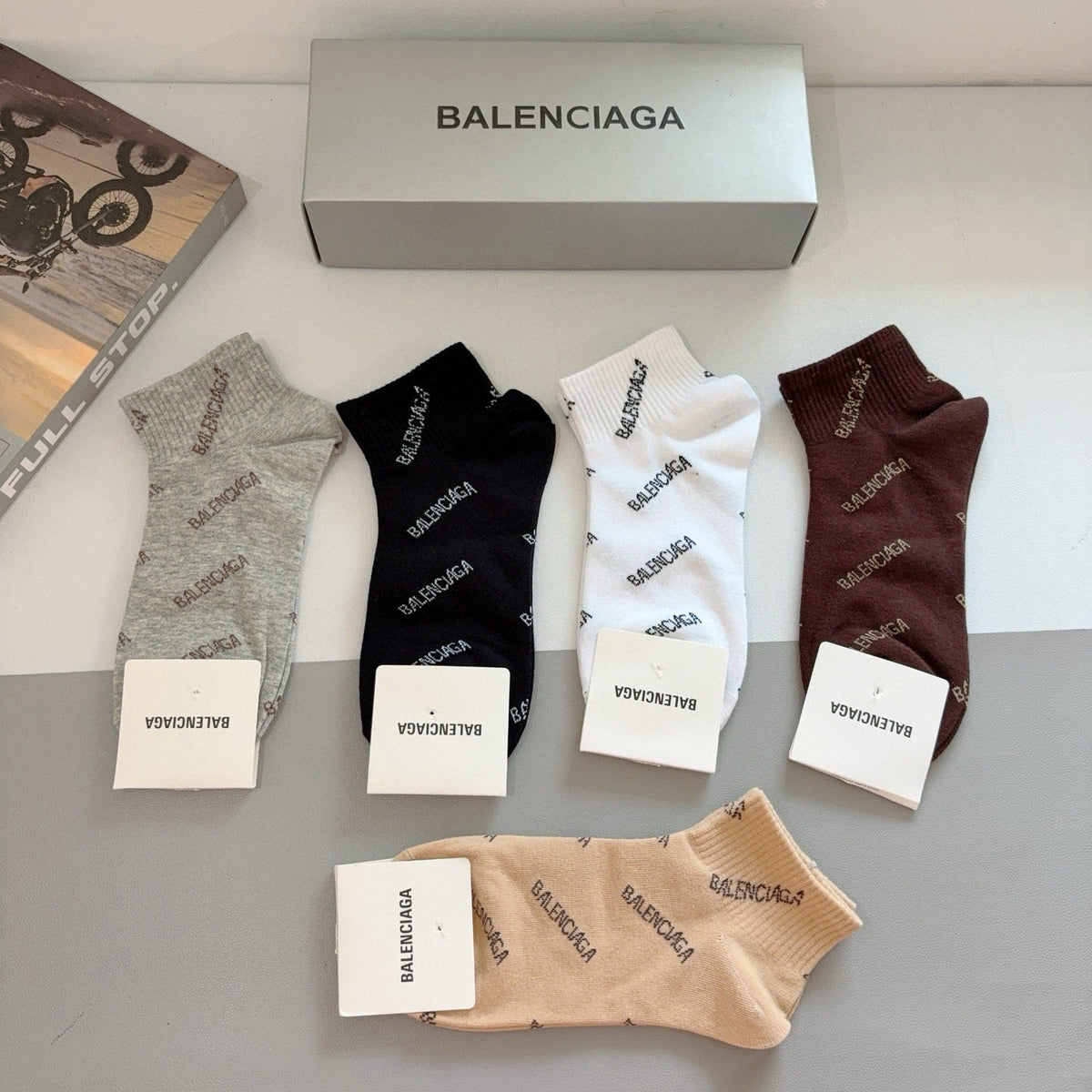 5-Pair Comfort Socks Set (1 BOX)-113