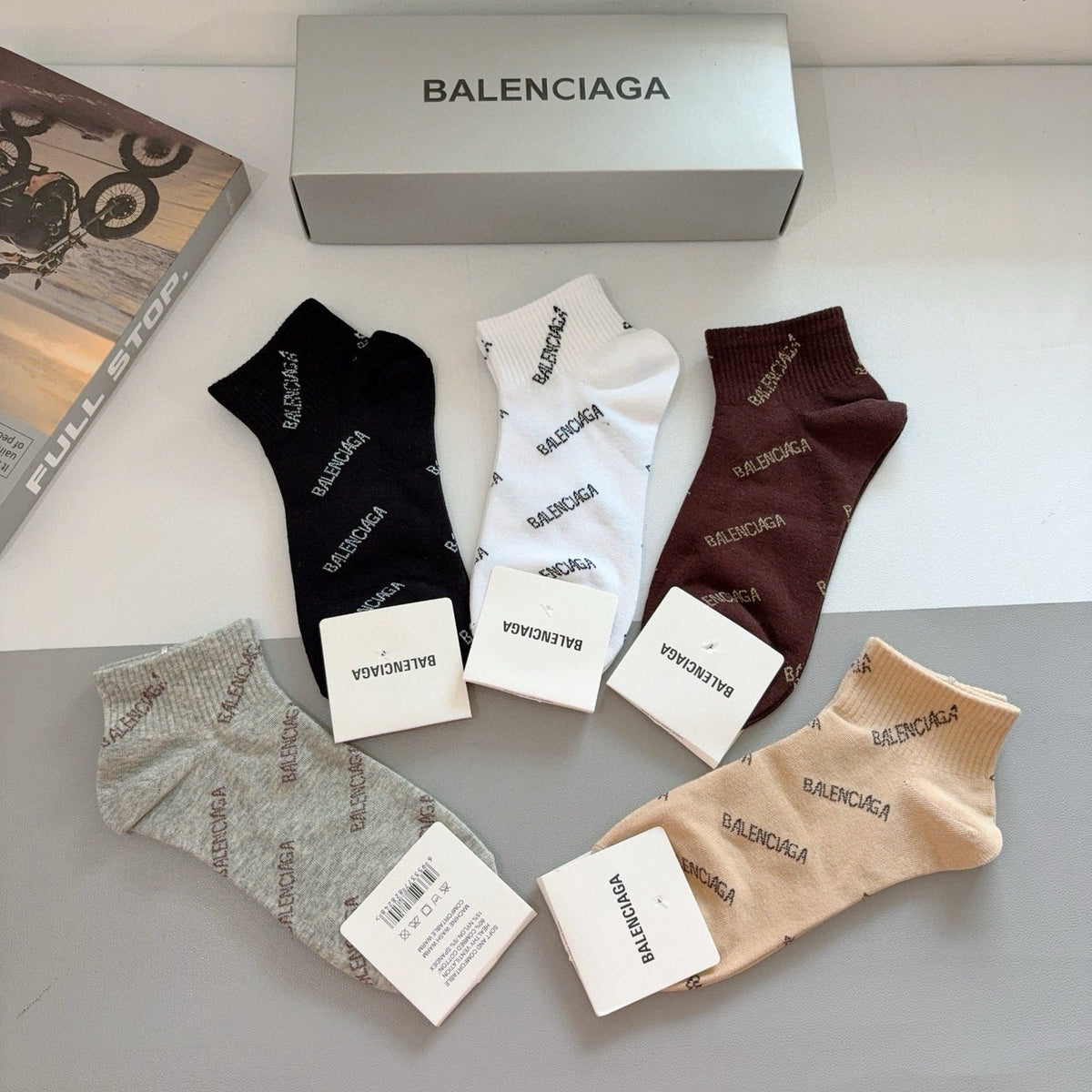 5-Pair Comfort Socks Set (1 BOX)-113