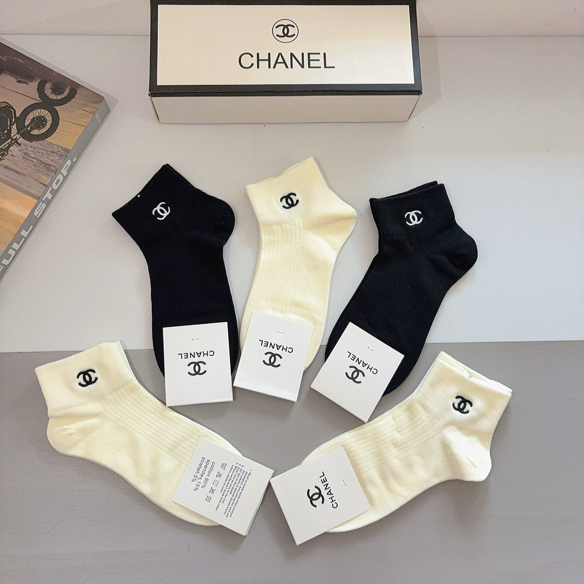 5-Pair Comfort Socks Set (1 BOX)-114