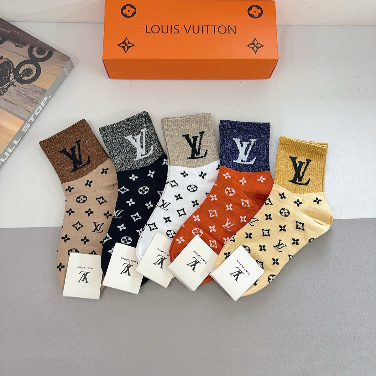 5-Pair Comfort Socks Set (1 BOX)-115