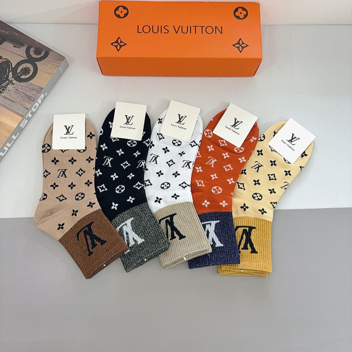 5-Pair Comfort Socks Set (1 BOX)-115