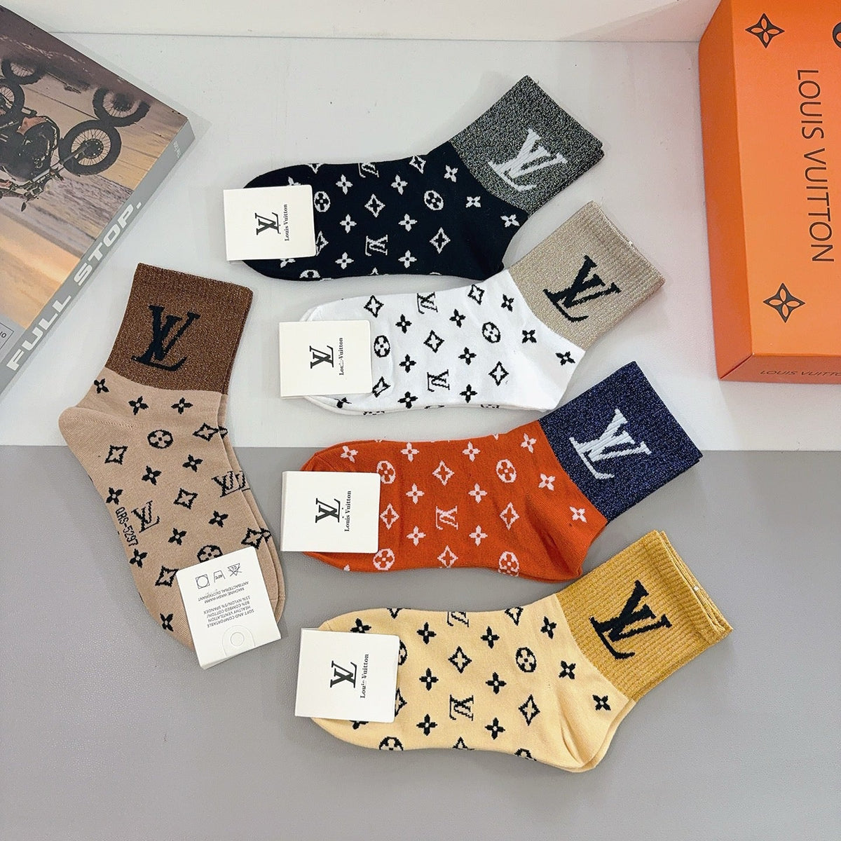 5-Pair Comfort Socks Set (1 BOX)-115