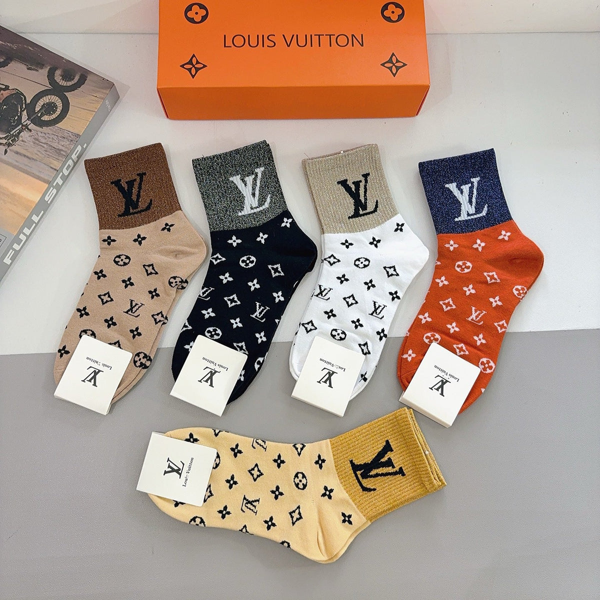 5-Pair Comfort Socks Set (1 BOX)-115