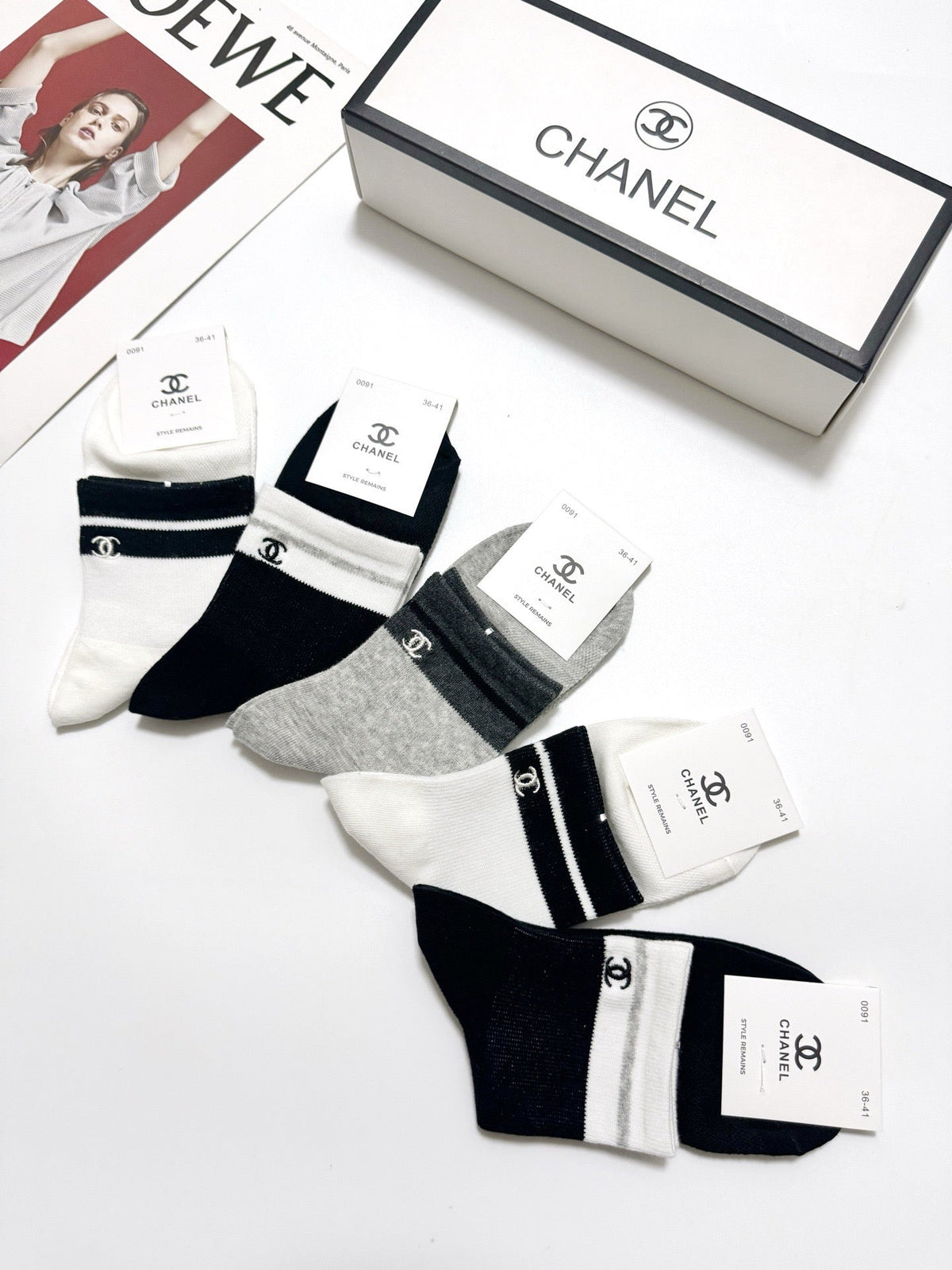 5-Pair Comfort Socks Set (1 BOX)-117