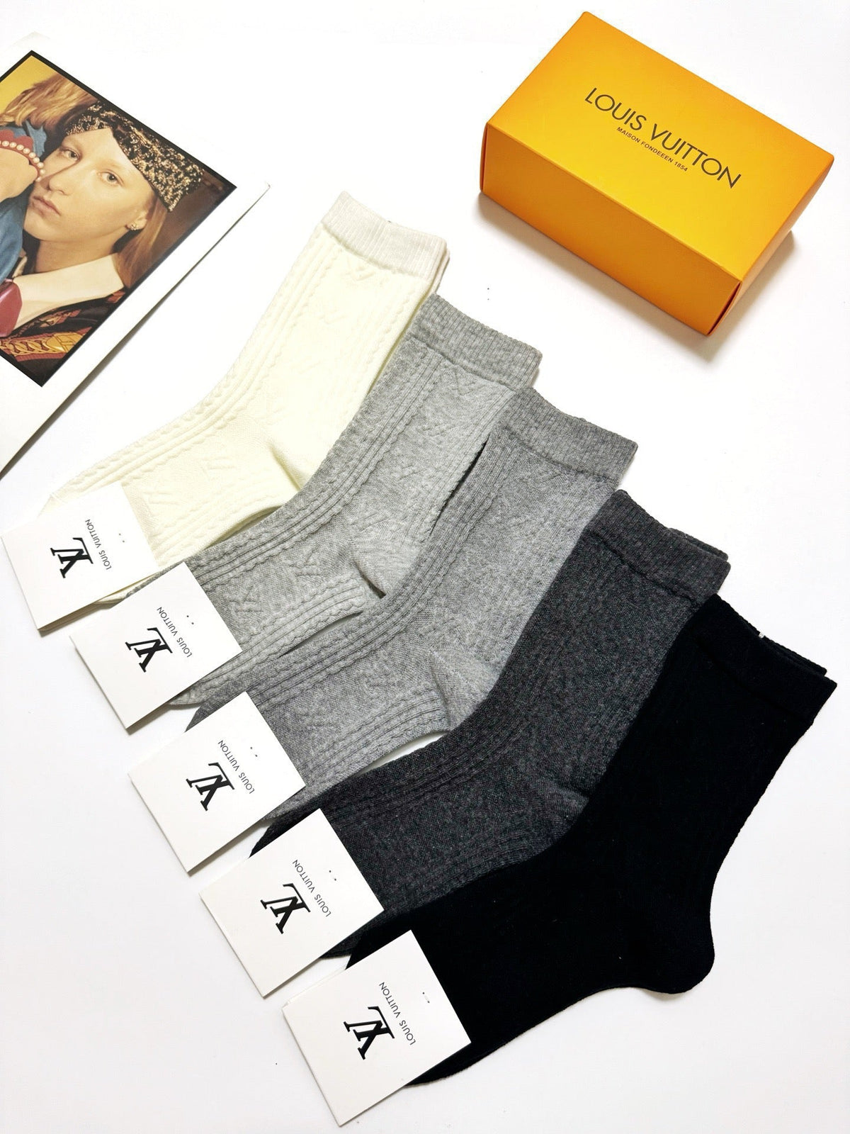 5-Pair Comfort Socks Set (1 BOX)-120