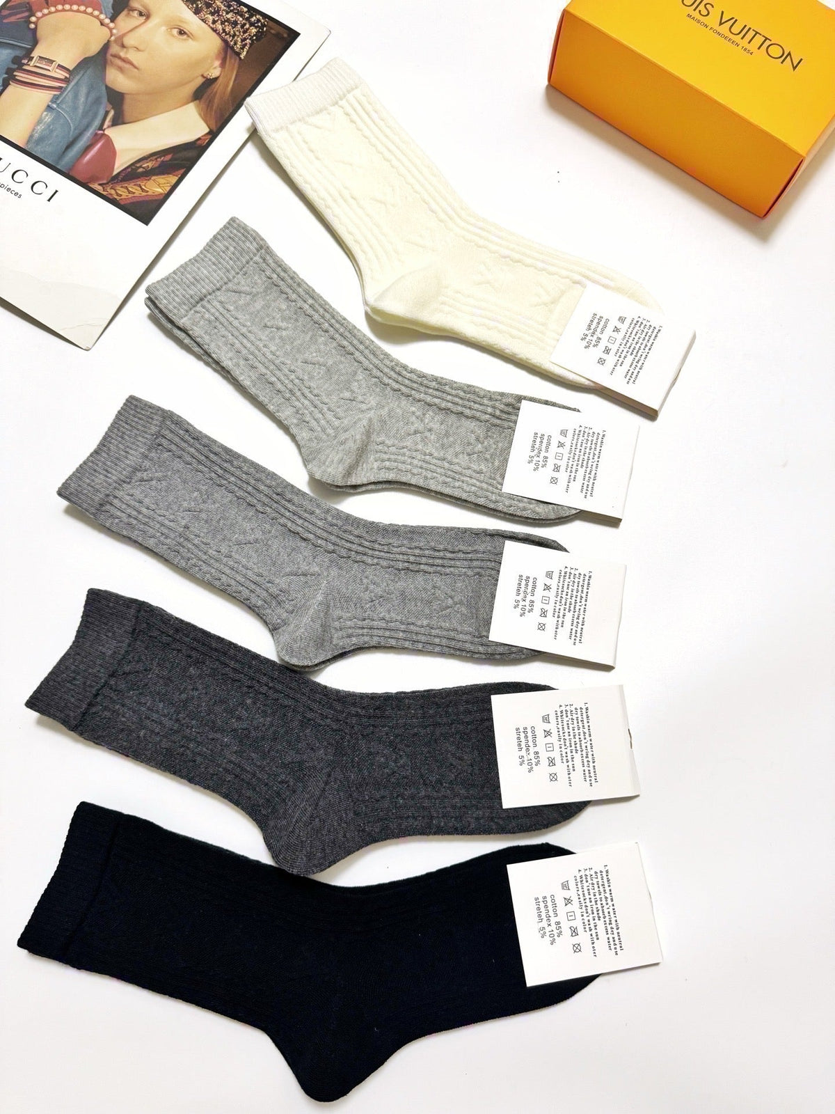 5-Pair Comfort Socks Set (1 BOX)-120