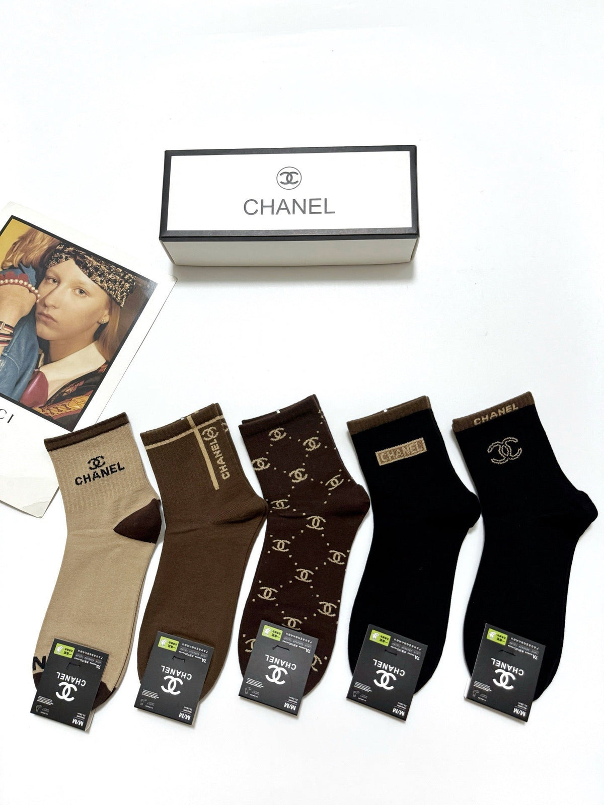 5-Pair Comfort Socks Set (1 BOX)-123