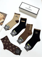 5-Pair Comfort Socks Set (1 BOX)-123