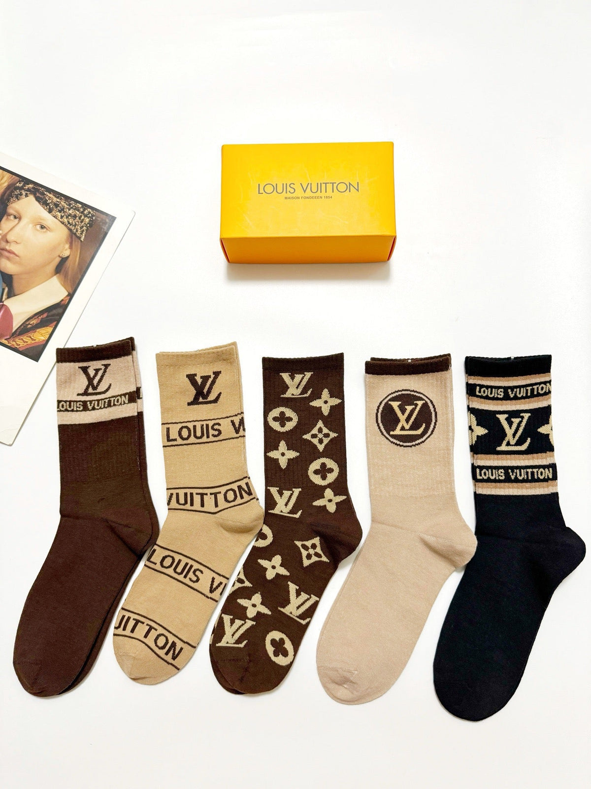5-Pair Comfort Socks Set (1 BOX)-126