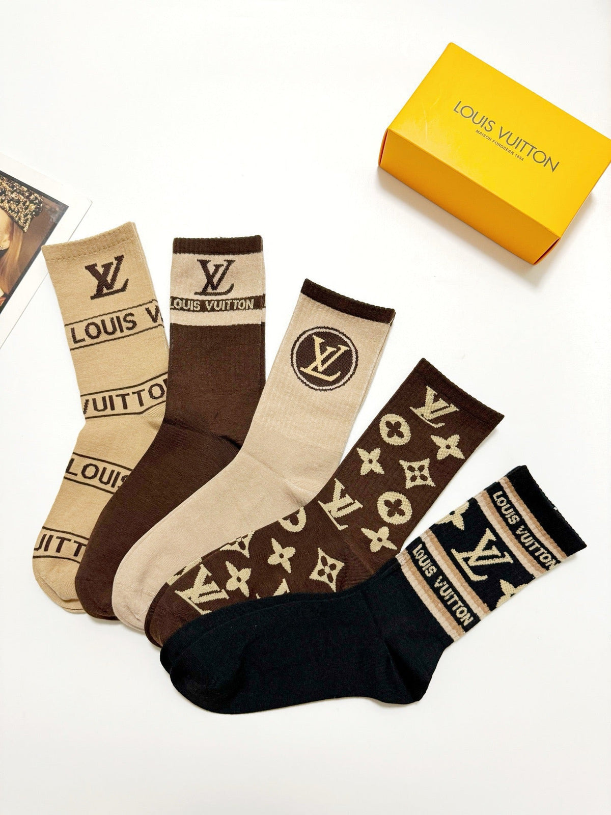 5-Pair Comfort Socks Set (1 BOX)-126