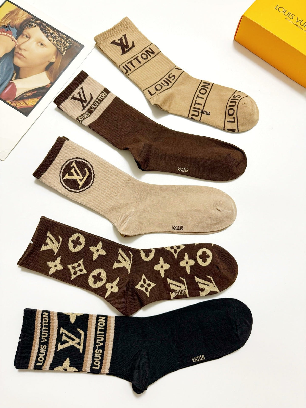 5-Pair Comfort Socks Set (1 BOX)-126