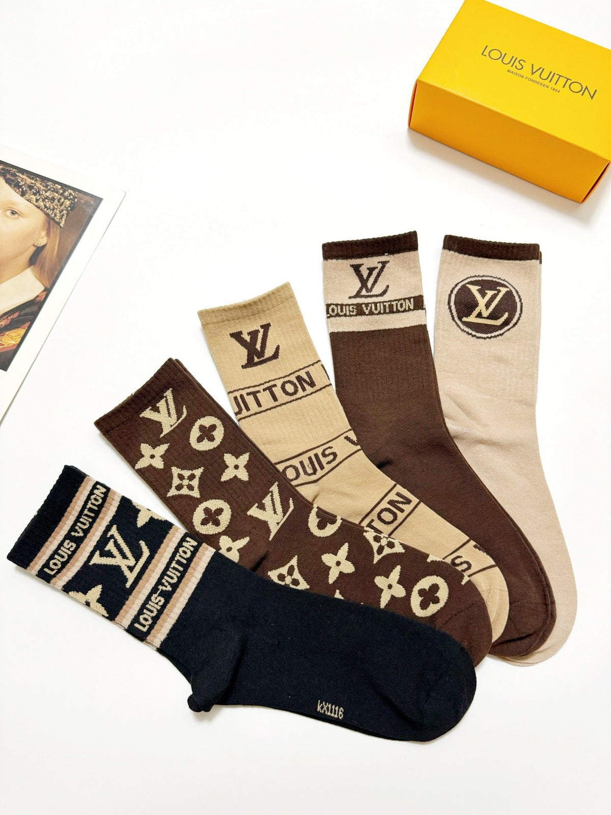 5-Pair Comfort Socks Set (1 BOX)-126