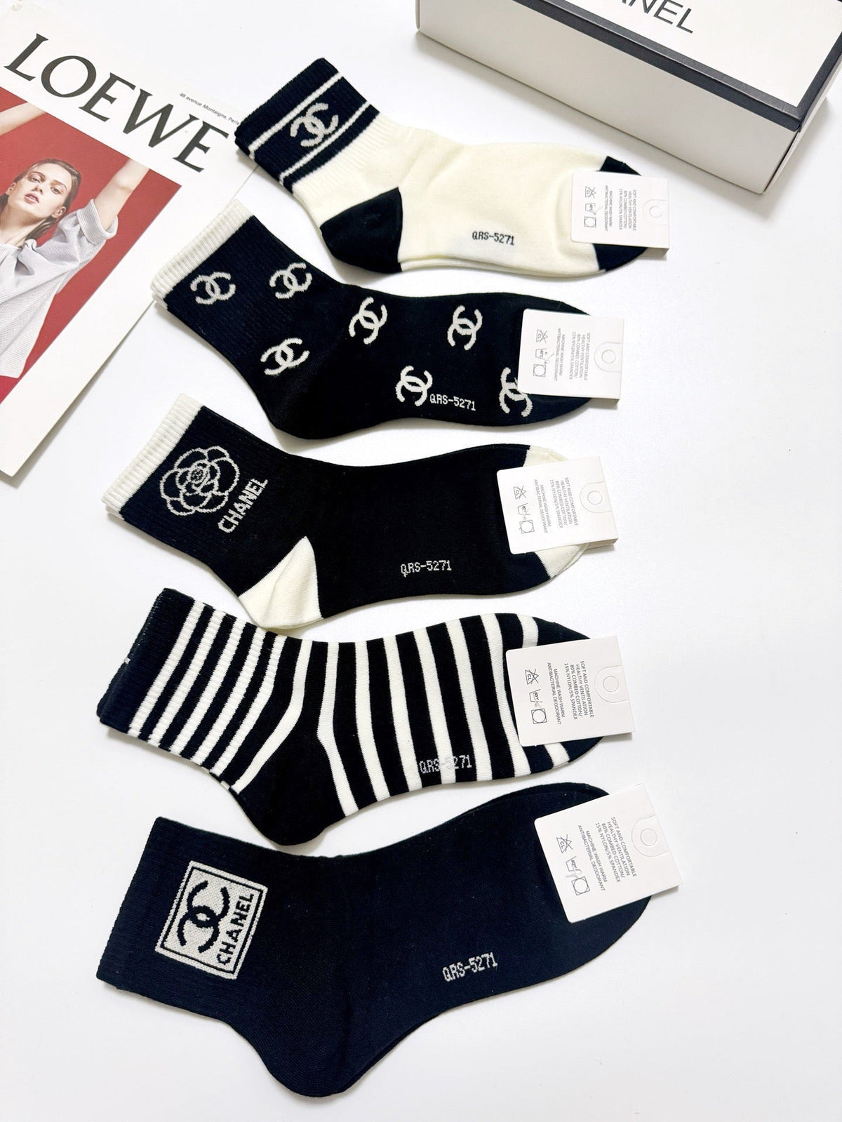 5-Pair Comfort Socks Set (1 BOX)-127