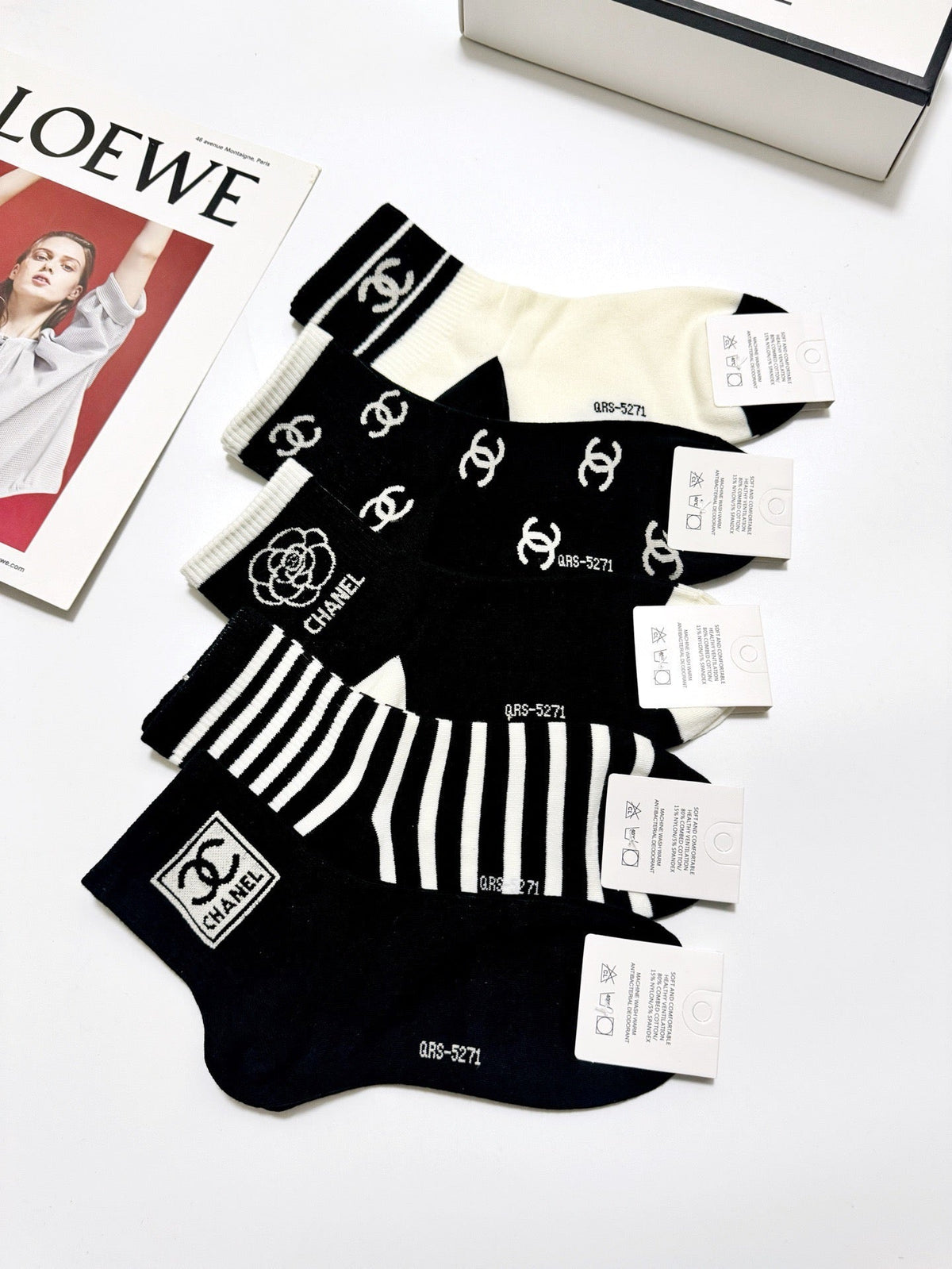 5-Pair Comfort Socks Set (1 BOX)-127
