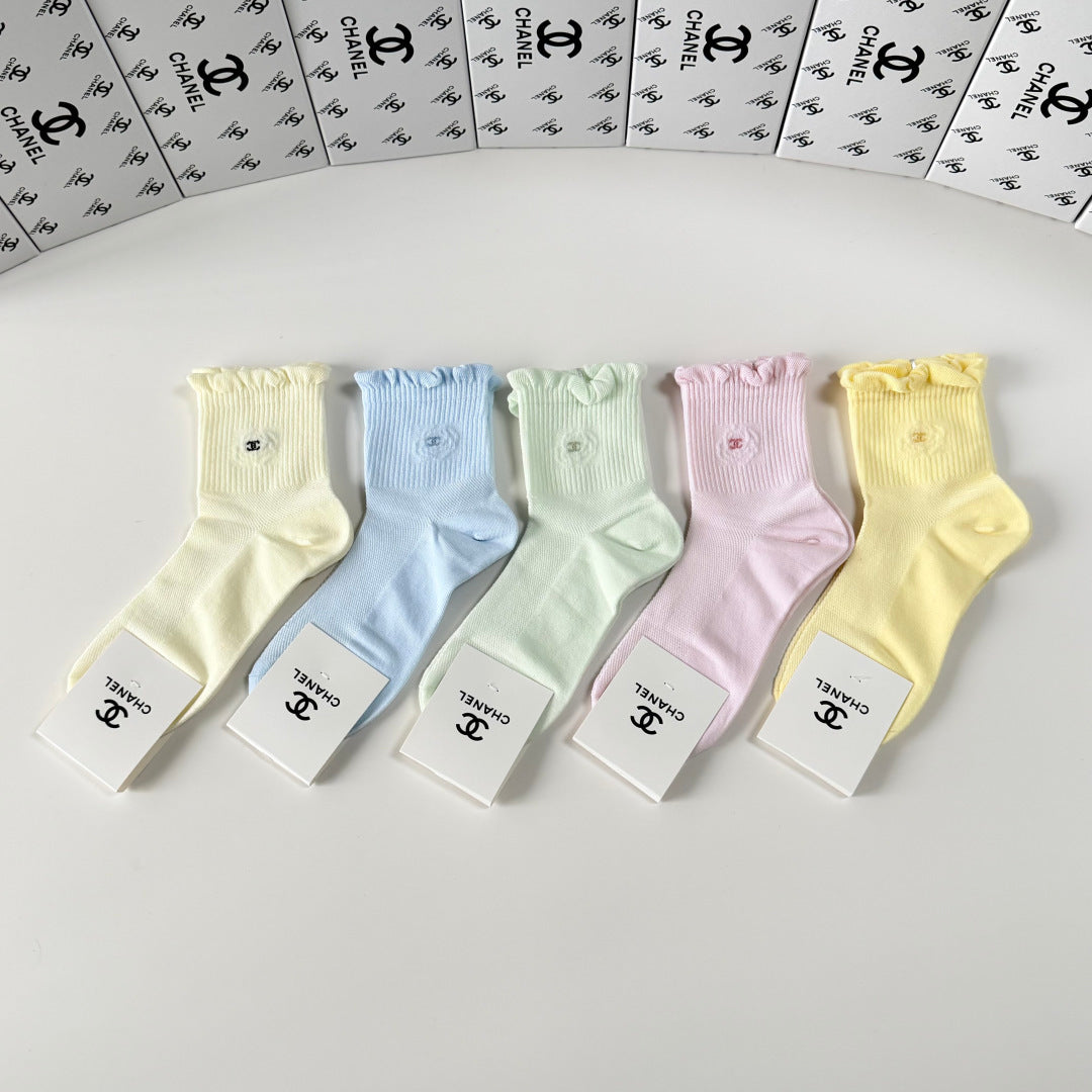 5-Pair Comfort Socks Set (1 BOX)-136