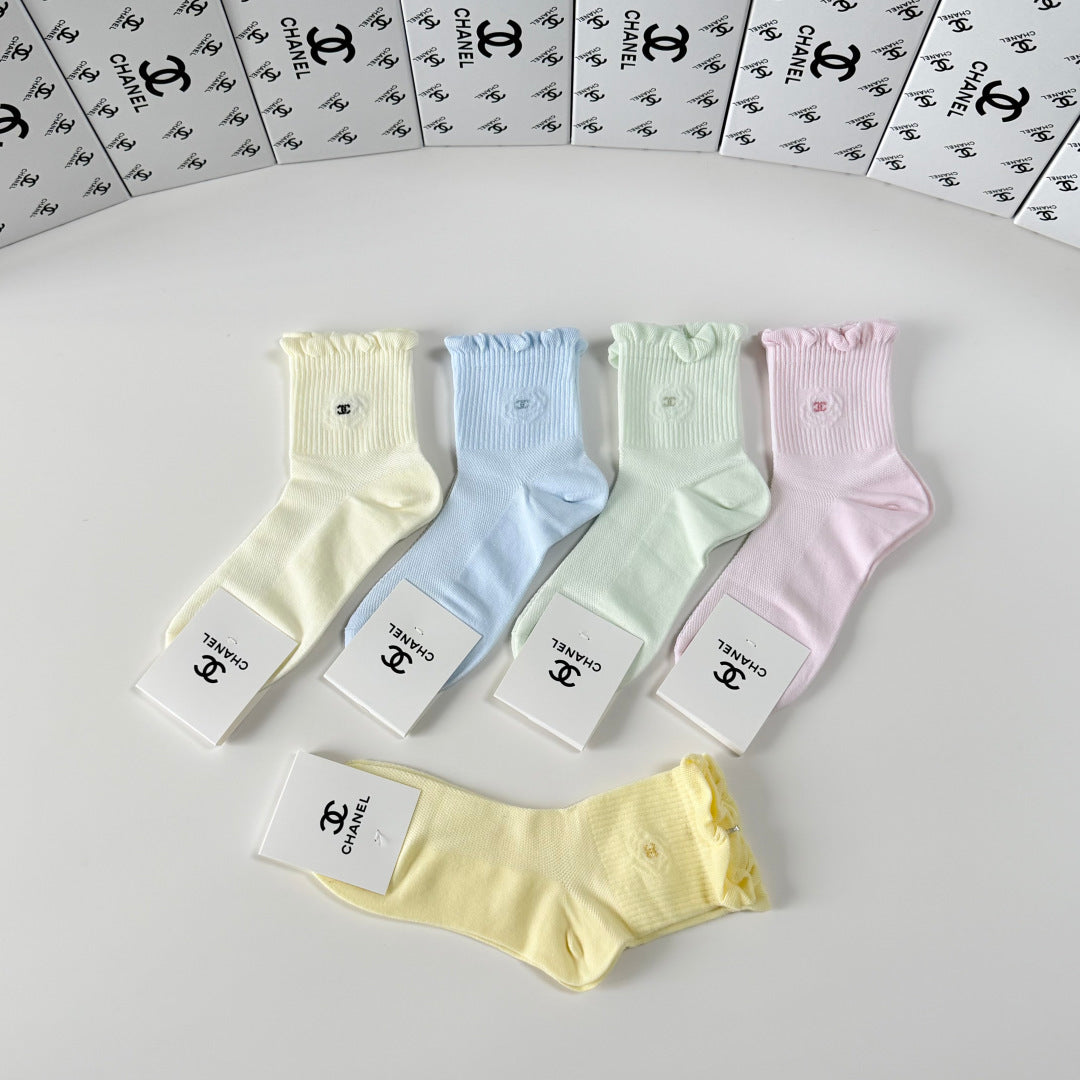 5-Pair Comfort Socks Set (1 BOX)-136