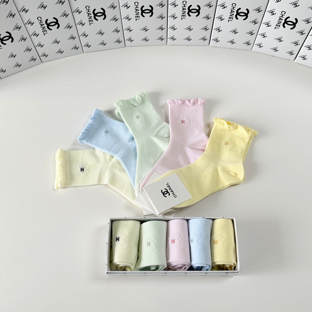 5-Pair Comfort Socks Set (1 BOX)-136