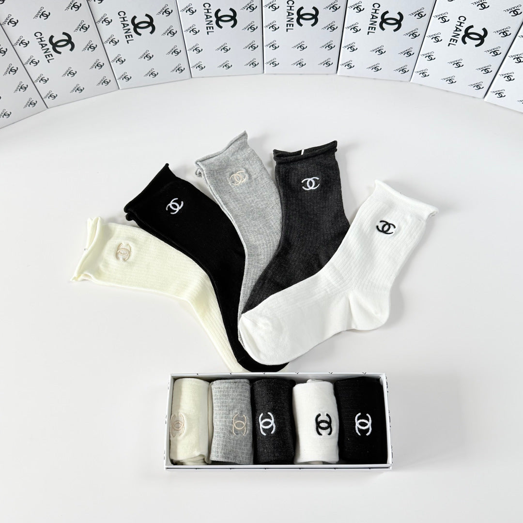 5-Pair Comfort Socks Set (1 BOX)-137