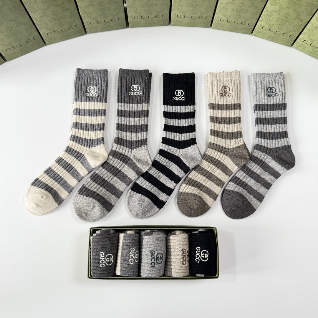 5-Pair Comfort Socks Set (1 BOX)-139