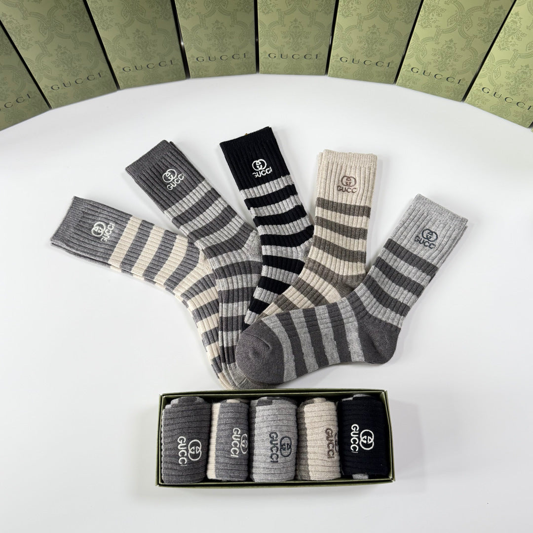 5-Pair Comfort Socks Set (1 BOX)-139