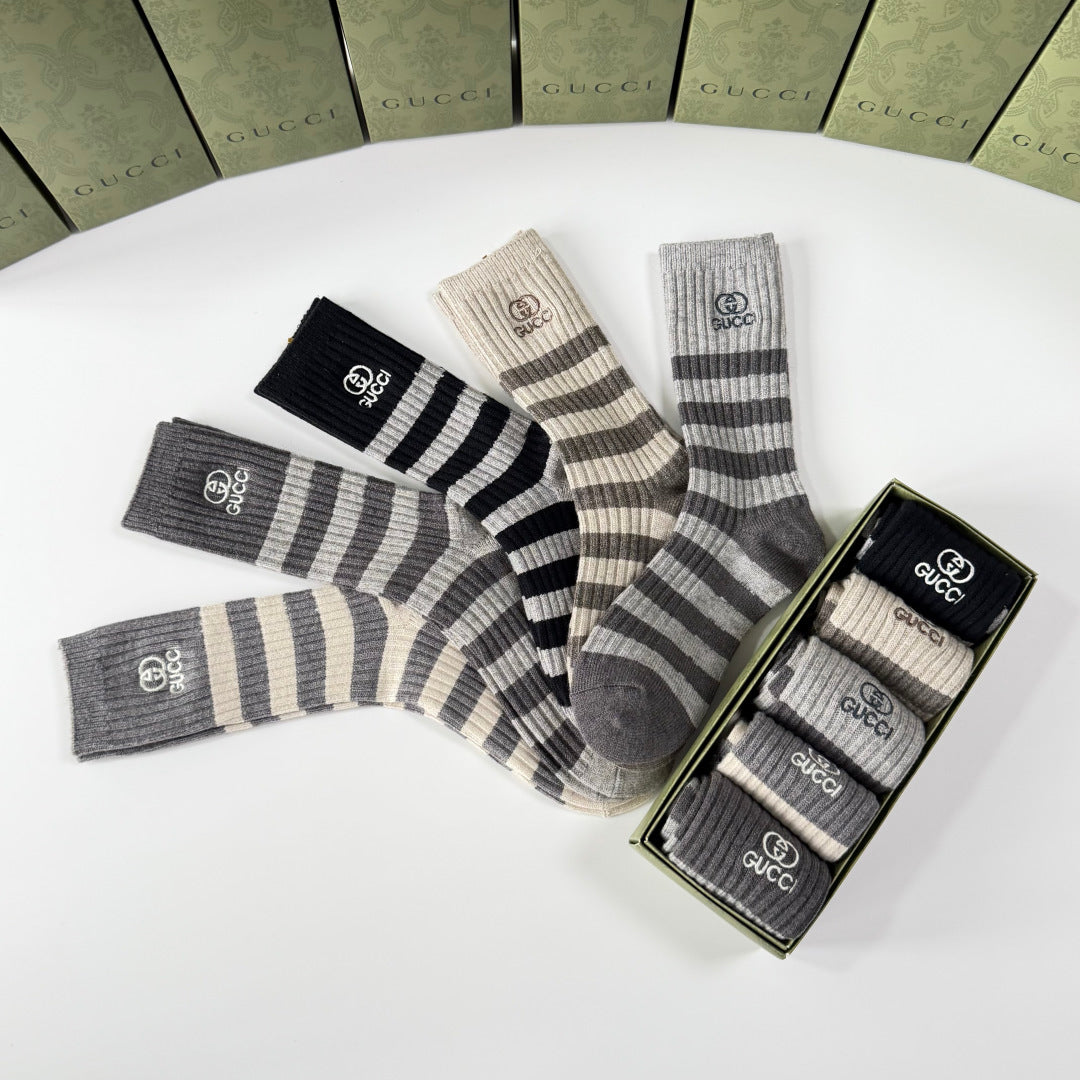 5-Pair Comfort Socks Set (1 BOX)-139