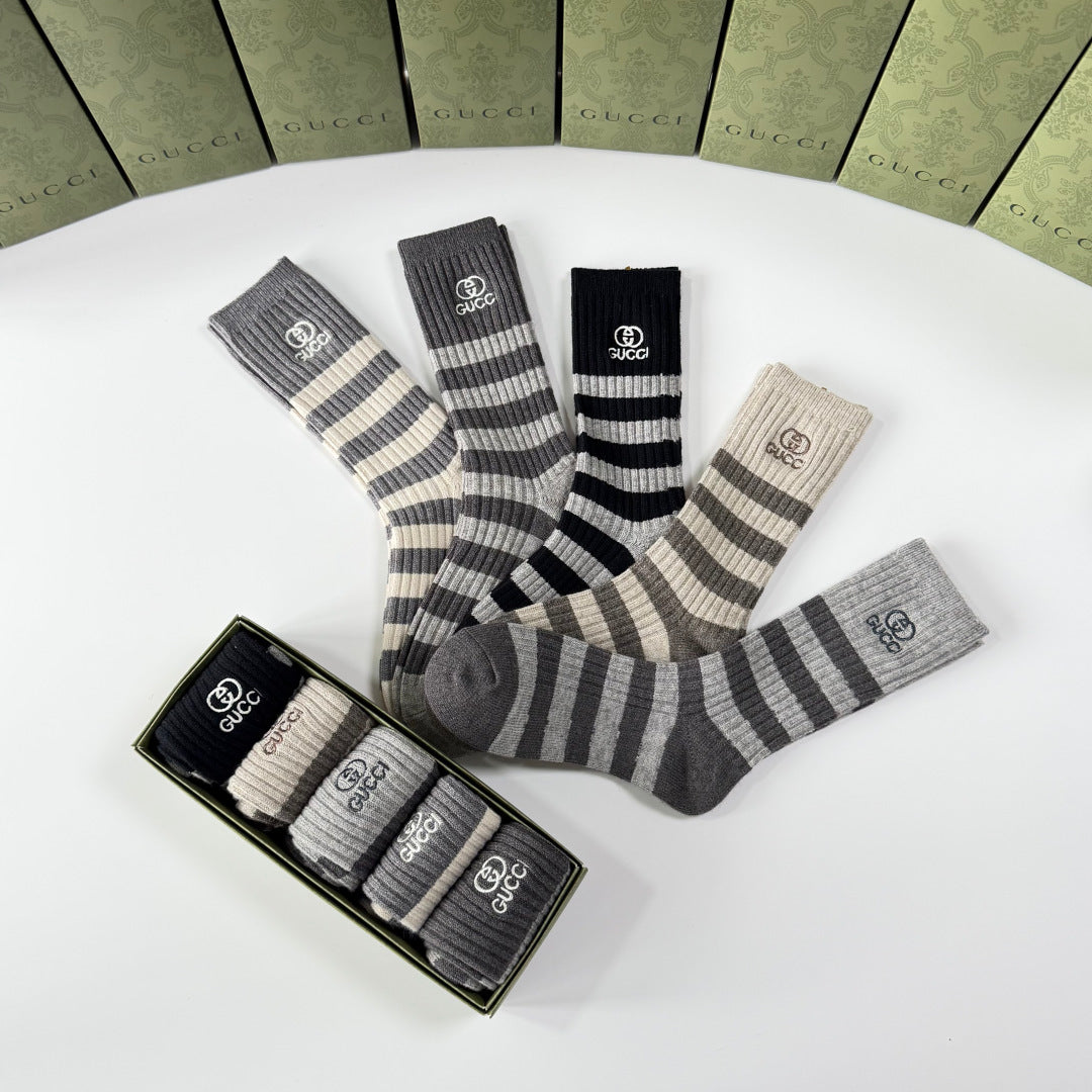 5-Pair Comfort Socks Set (1 BOX)-139