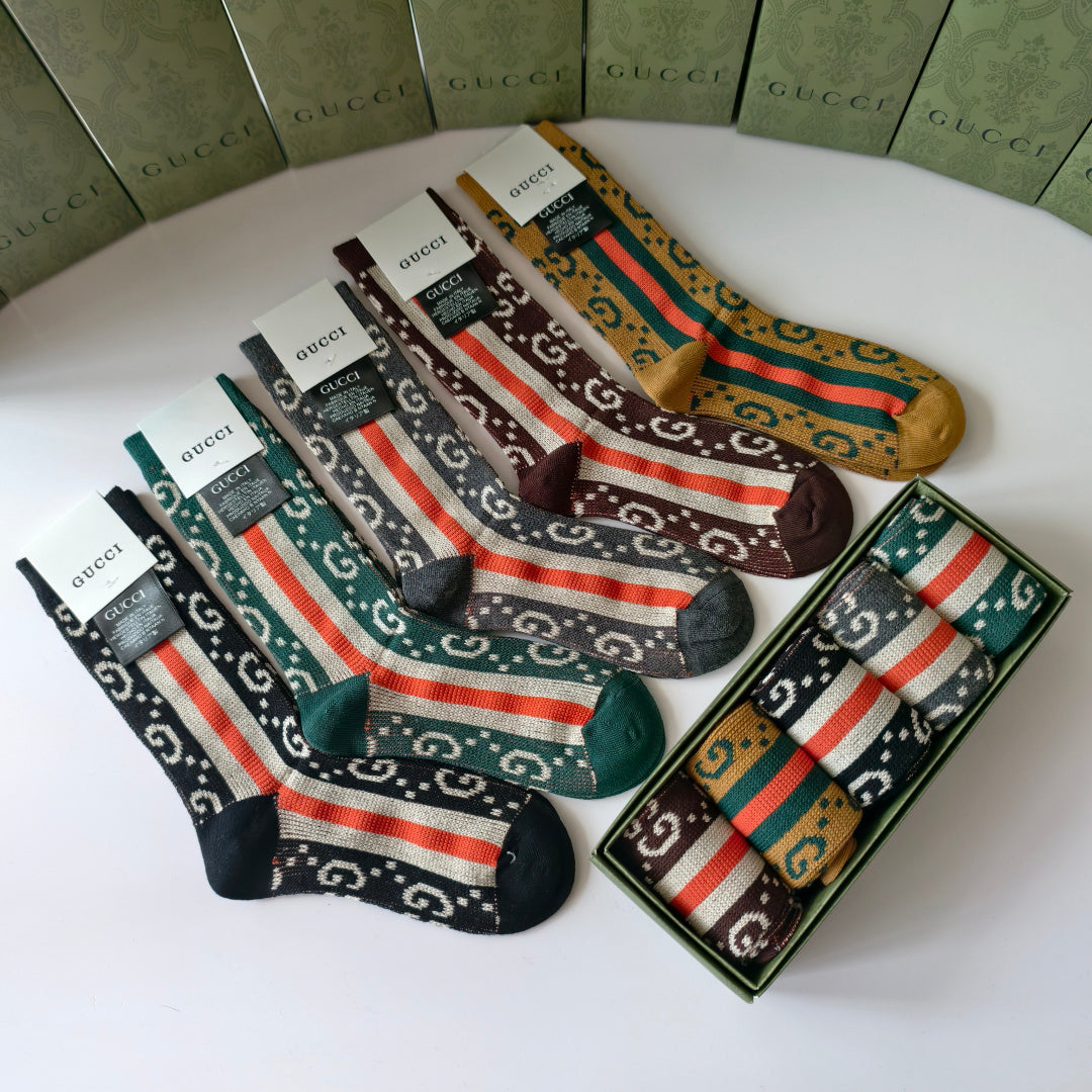 5-Pair Comfort Socks Set (1 BOX)-140