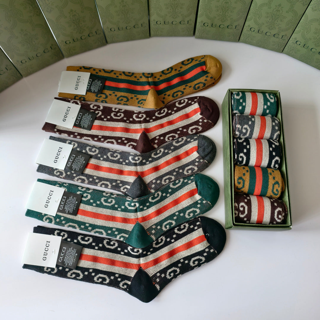 5-Pair Comfort Socks Set (1 BOX)-140