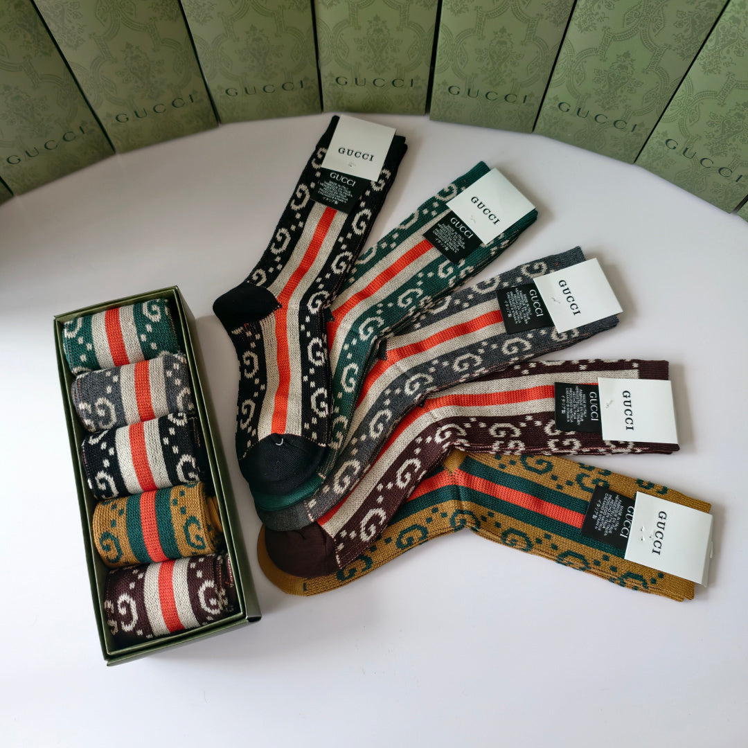 5-Pair Comfort Socks Set (1 BOX)-140