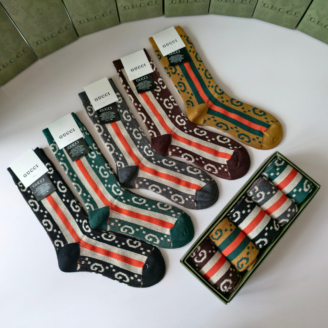 5-Pair Comfort Socks Set (1 BOX)-140
