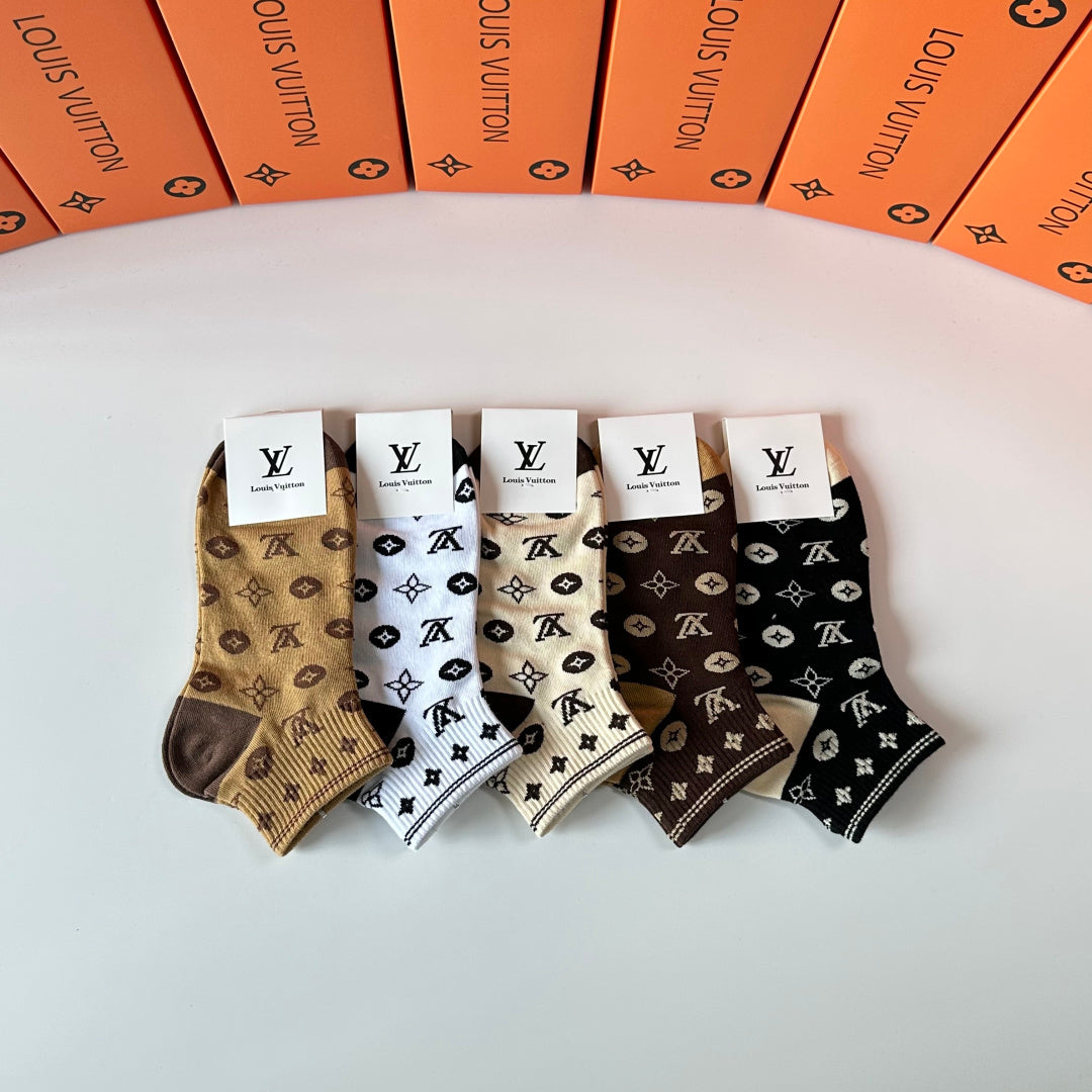 5-Pair Comfort Socks Set (1 BOX)-142