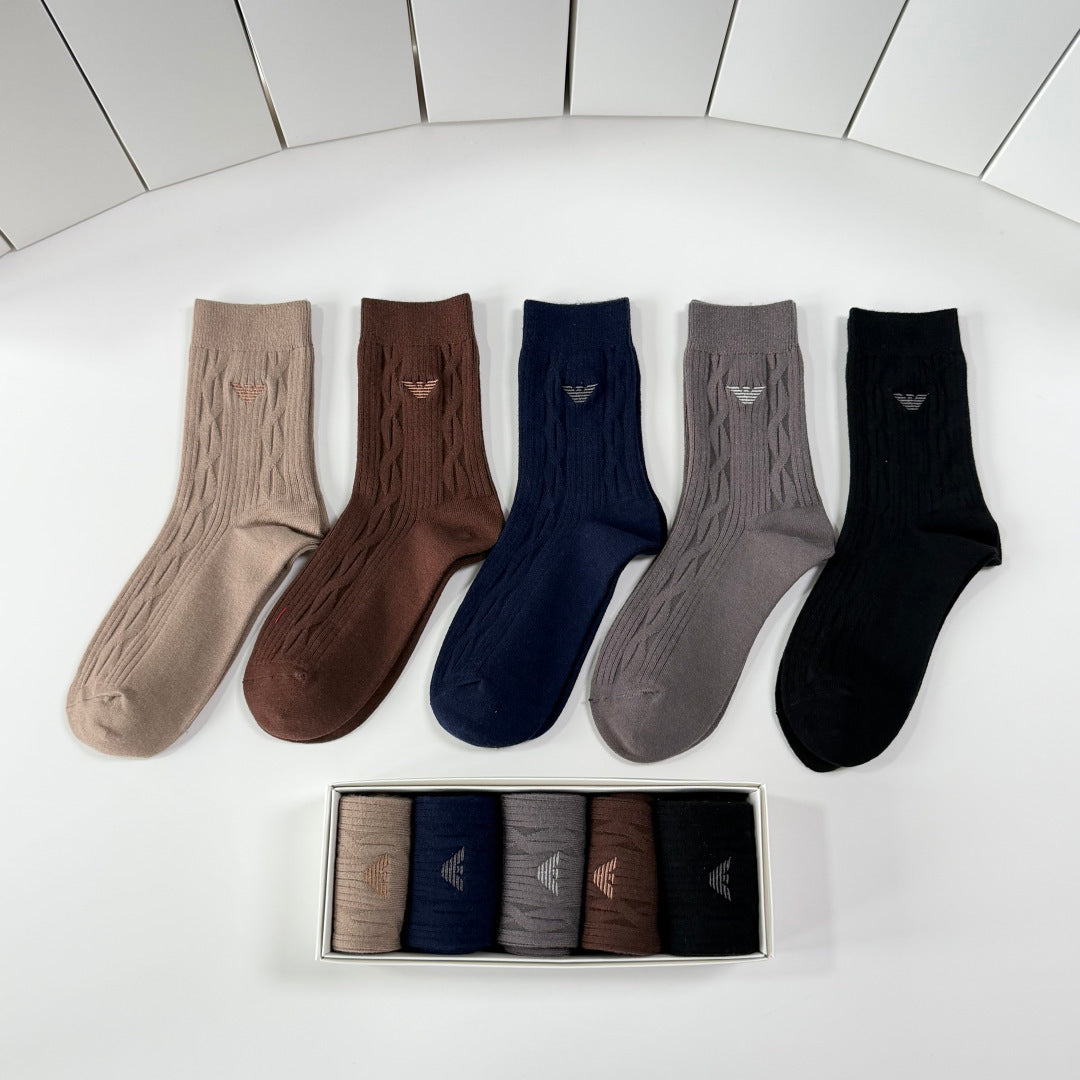 5-Pair Comfort Socks Set (1 BOX)-148