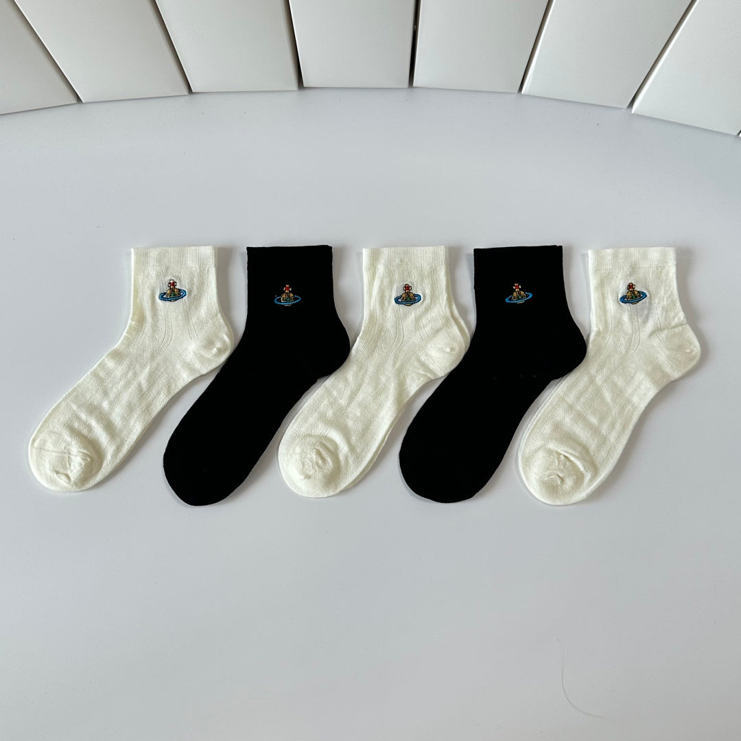 5-Pair Comfort Socks Set (1 BOX)-150