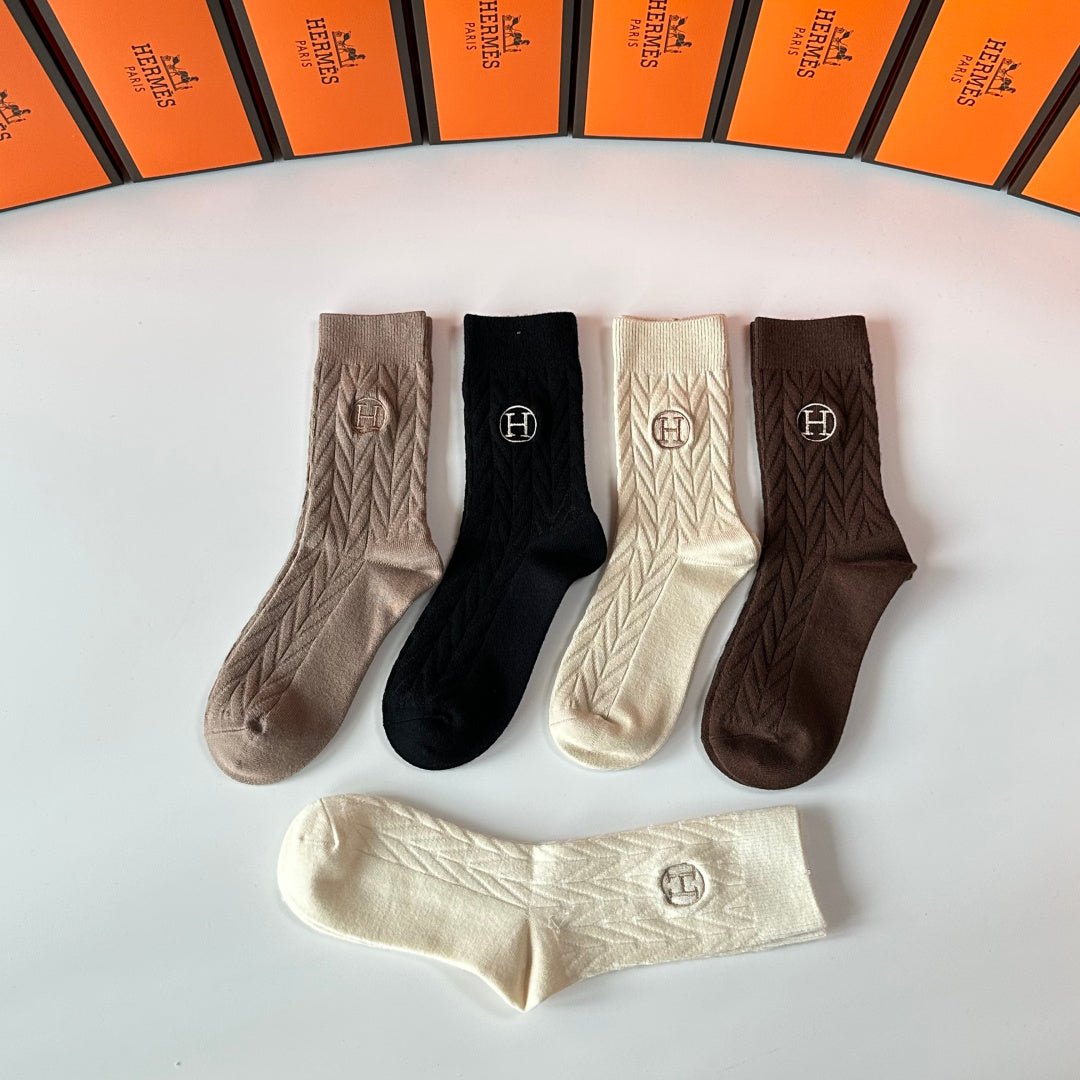 5-Pair Comfort Socks Set (1 BOX)-155