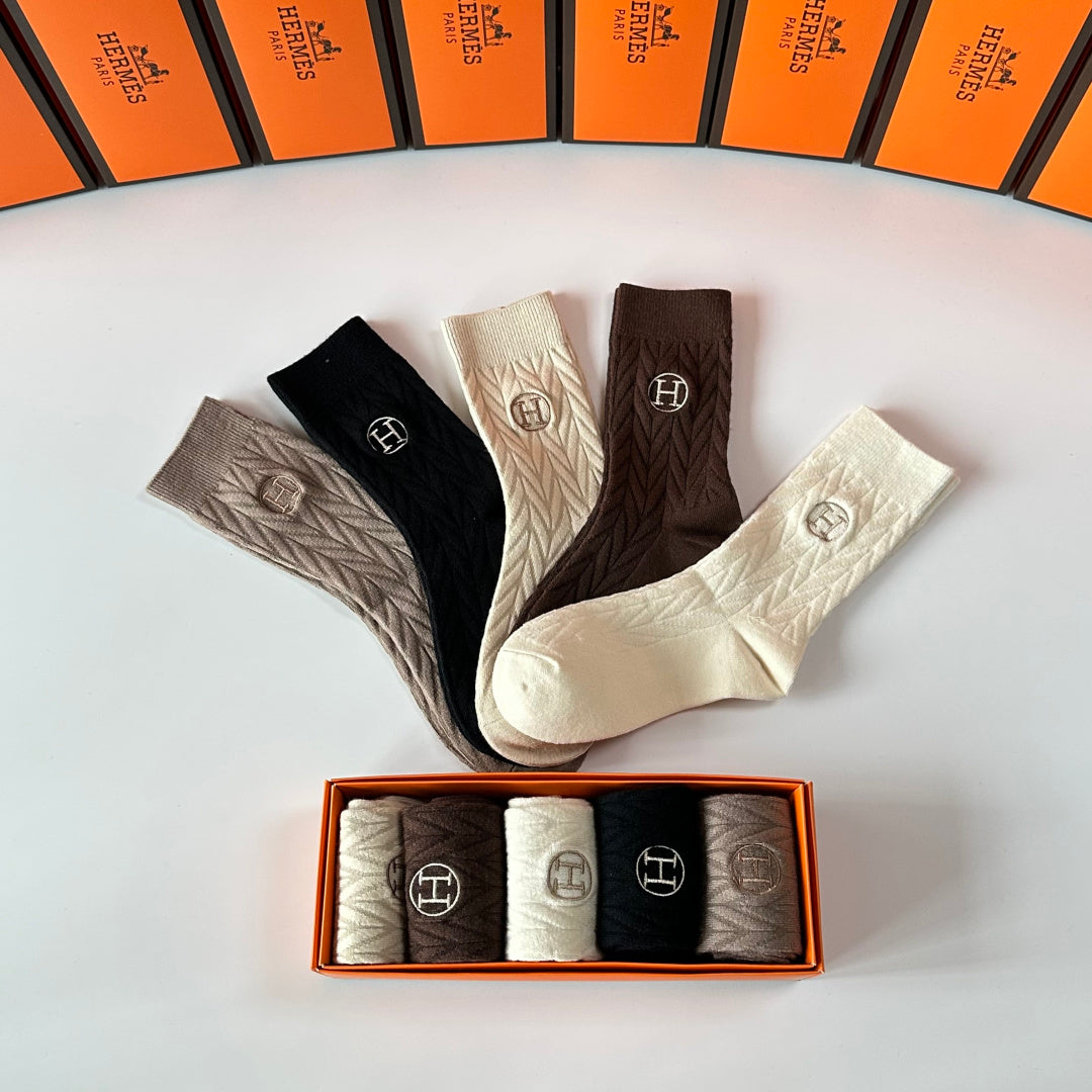 5-Pair Comfort Socks Set (1 BOX)-155