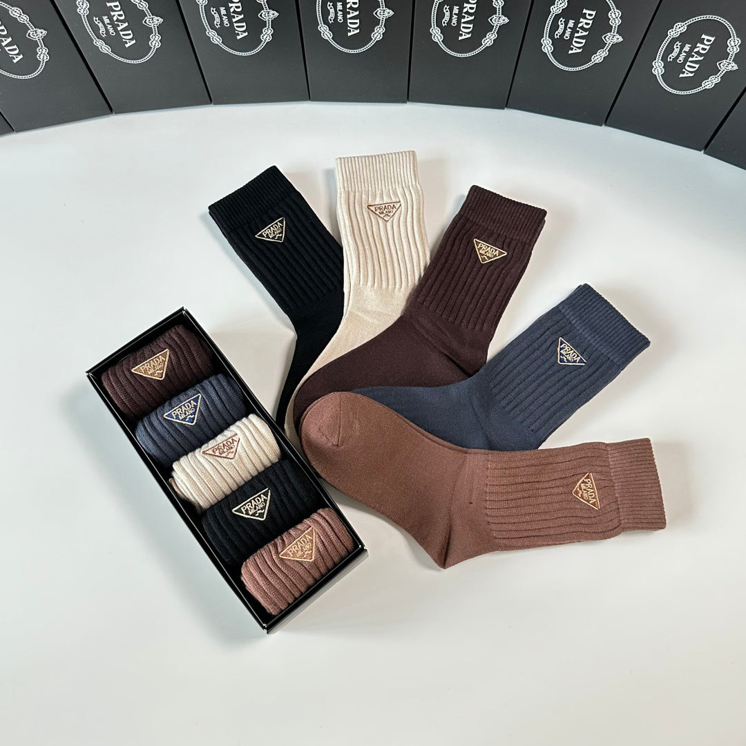 5-Pair Comfort Socks Set (1 BOX)-156