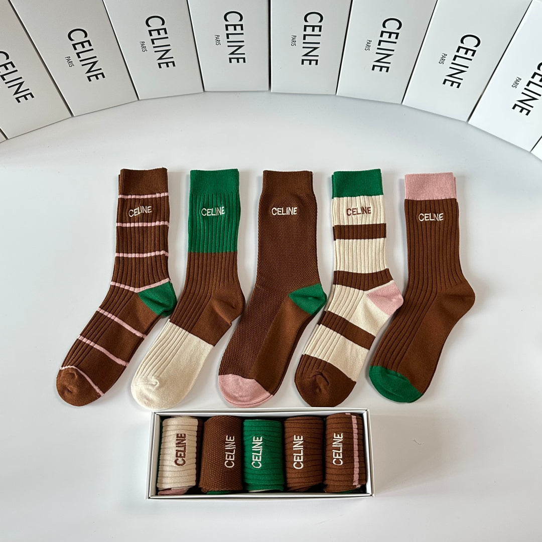 5-Pair Comfort Socks Set (1 BOX)-158
