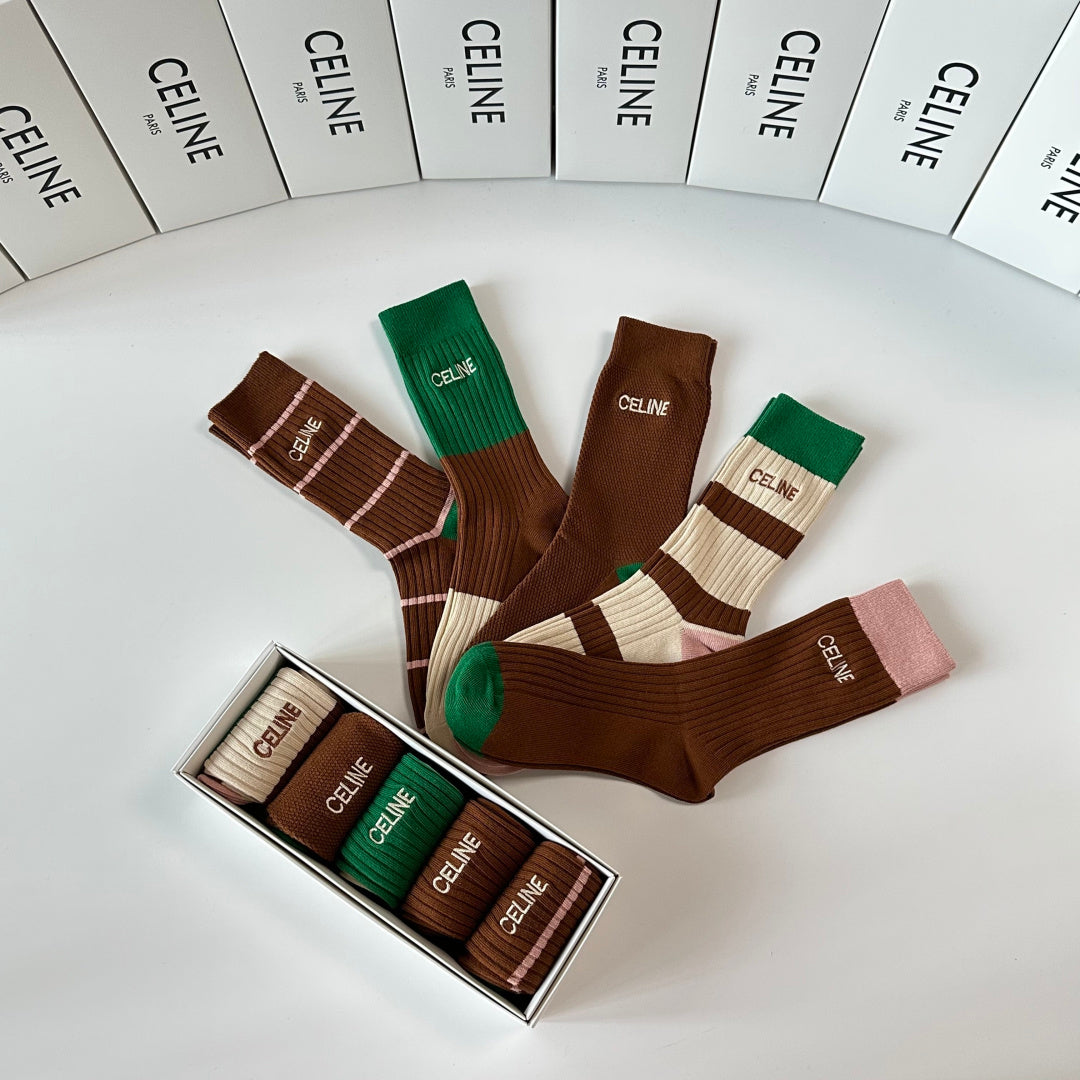 5-Pair Comfort Socks Set (1 BOX)-158